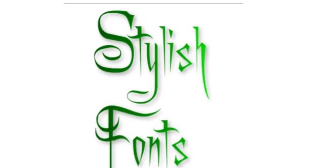 Stylish fonts Apk download